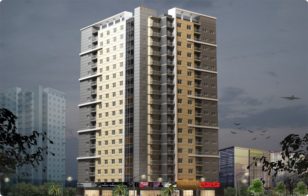 GJ Real Estate Nuaimeya One Tower- G + 17 TYP + ROOF